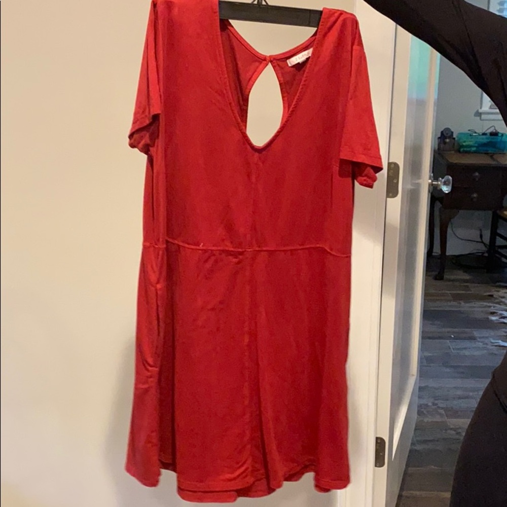 maroon dress